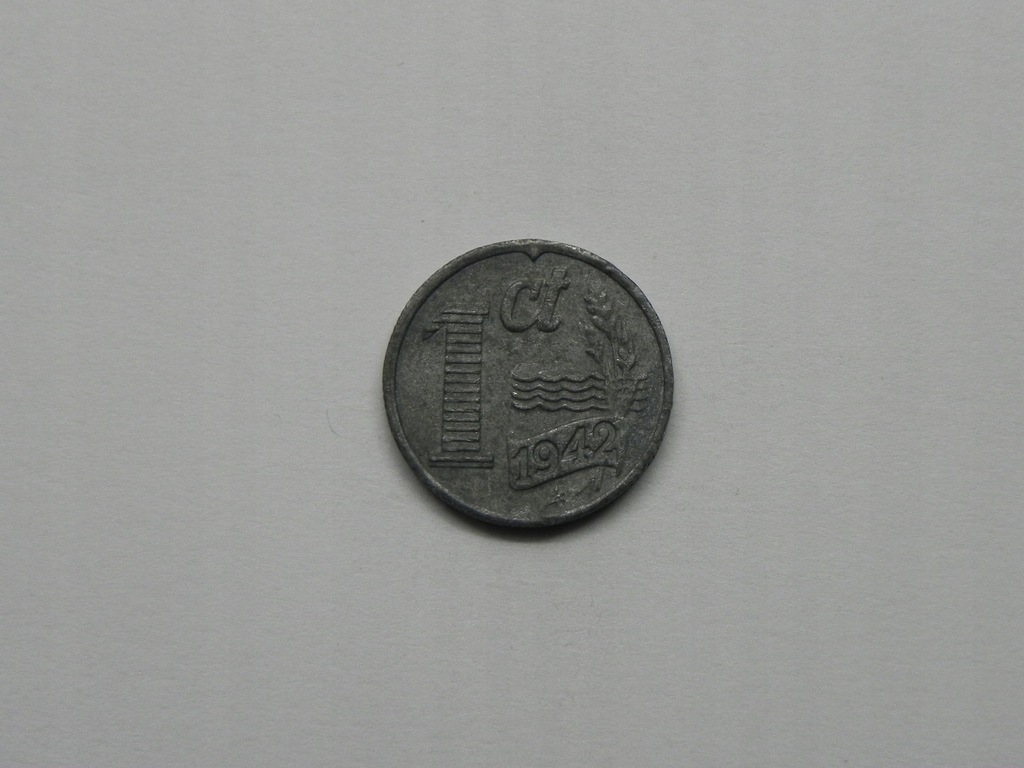 52549/ 1 CENT 1942 HOLANDIA