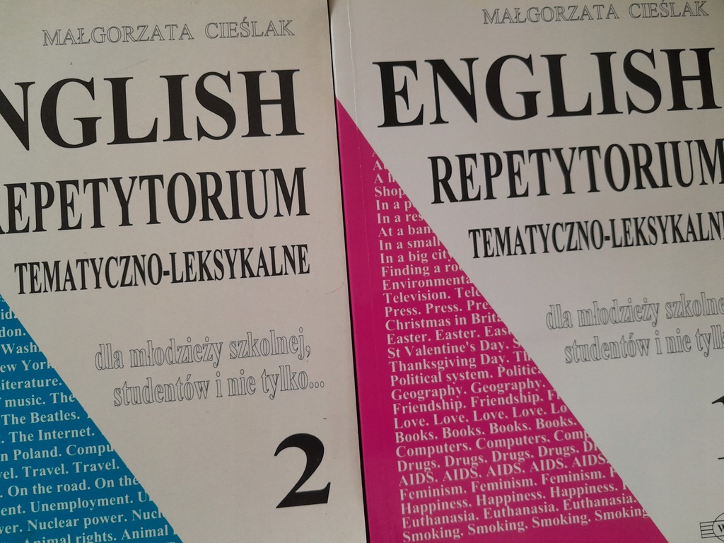 ENGLISH REPETYTORIUM TEMATYCZNO LEKSYKALNE 1+2