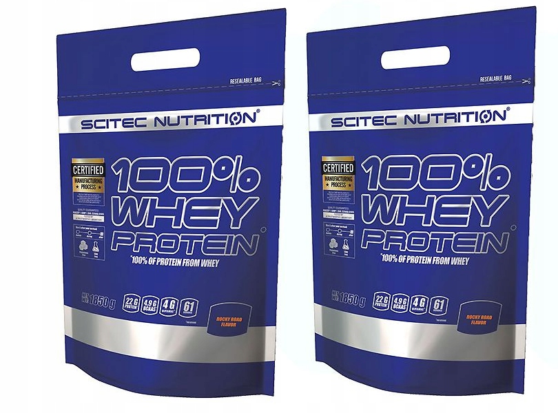 SCITEC 100% WHEY PROTEIN 3700g (1850g x2) BIAŁKO