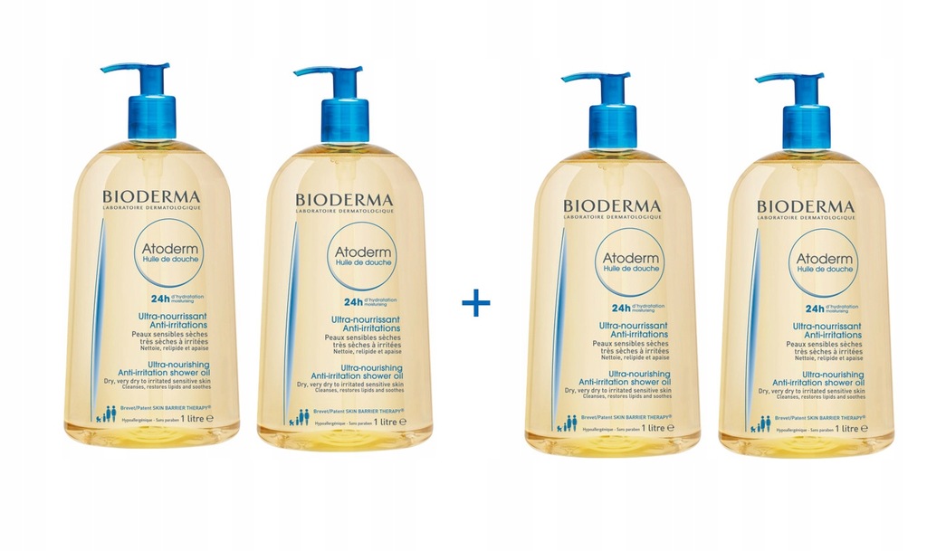 BIODERMA ATODERM olejek do kąpieli 1000ml 2+2 !!!
