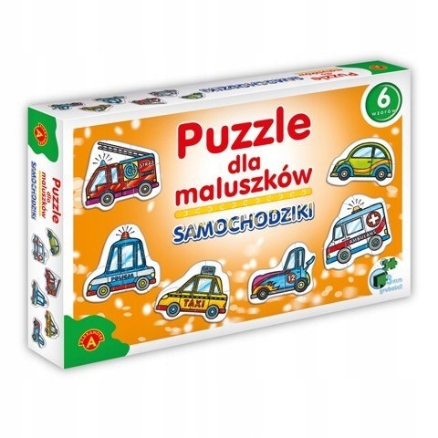 Puzzle dla Maluszków - Samochodziki Alexander