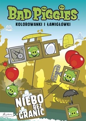 Bad Piggies. Kolorowanki i łamigłówki - NOWA