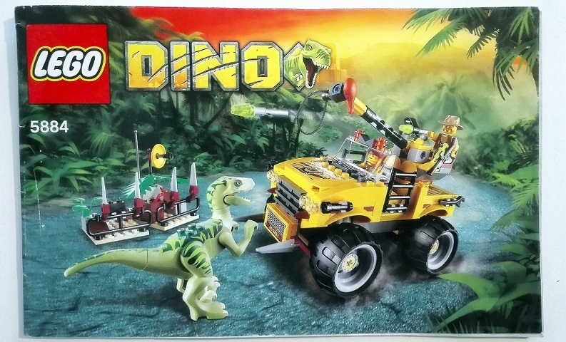 Lego DINO nr 5884 Pościg raptora -UNIKAT kompletny