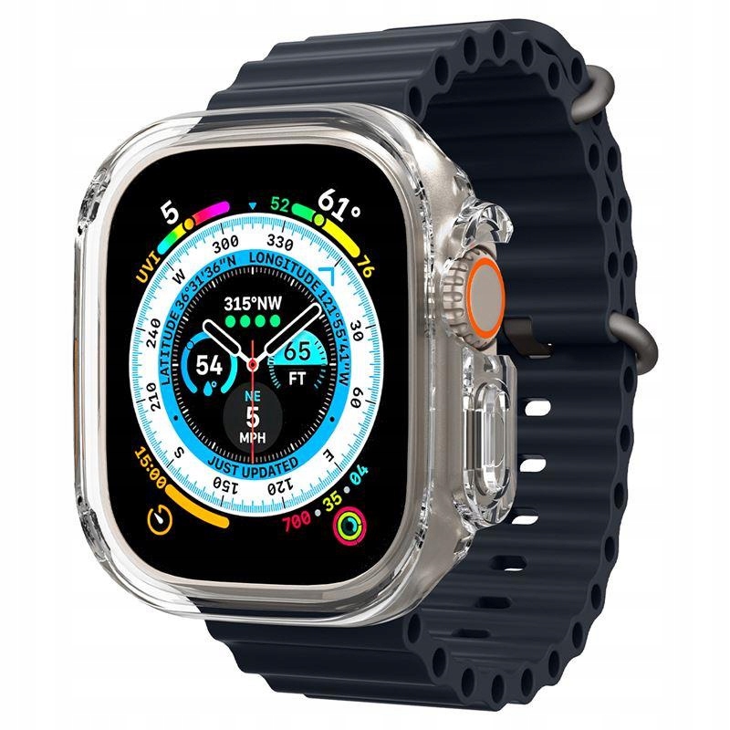 SPIGEN ULTRA HYBRID APPLE WATCH ULTRA (49 MM) CRYSTAL CLEAR
