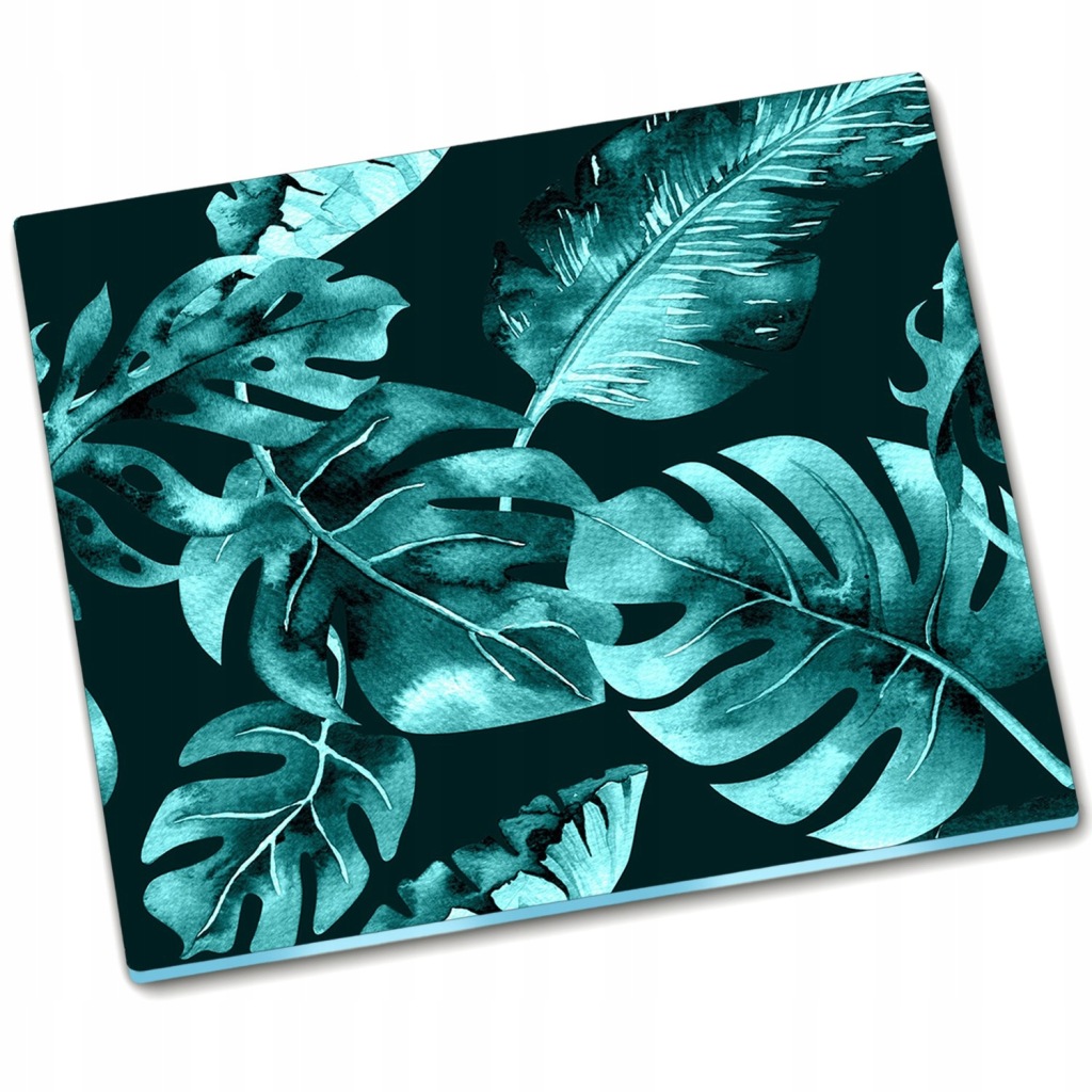 Płyta ochronna na indukcję Dżungla i Liście 60x52