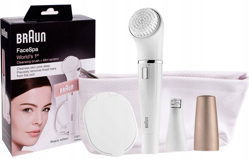 BRAUN DEPILATOR SZCZOTECZKA DO TWARZY FACE 831 7844931100 oficjalne