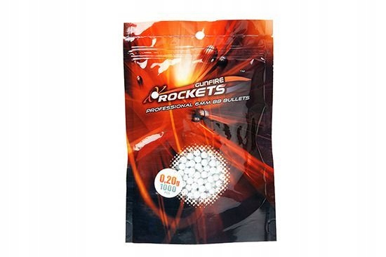 Kulki ASG 6 mm 0,20g Rockets Professional 1000 szt