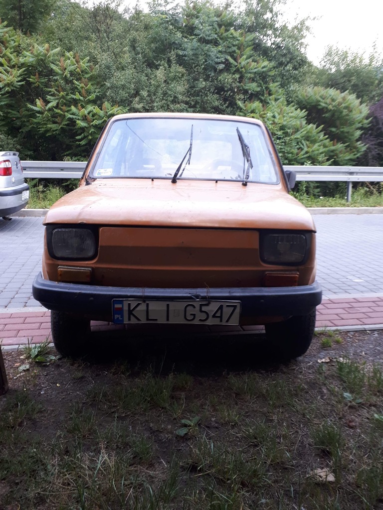 Fiat 126p Kapliczka z papierami !! 1987 7411395634