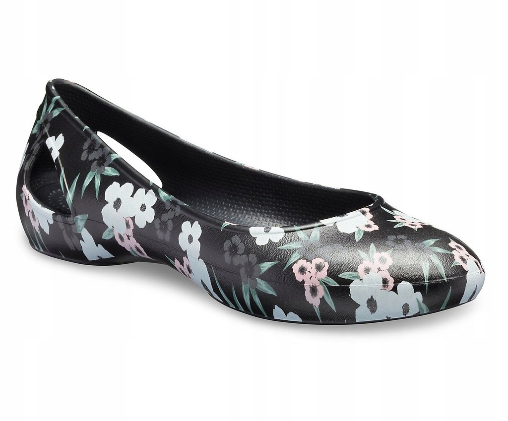 Crocs Baleriny LAURA FLAT FLORAL GRAPHIC W8 38,5