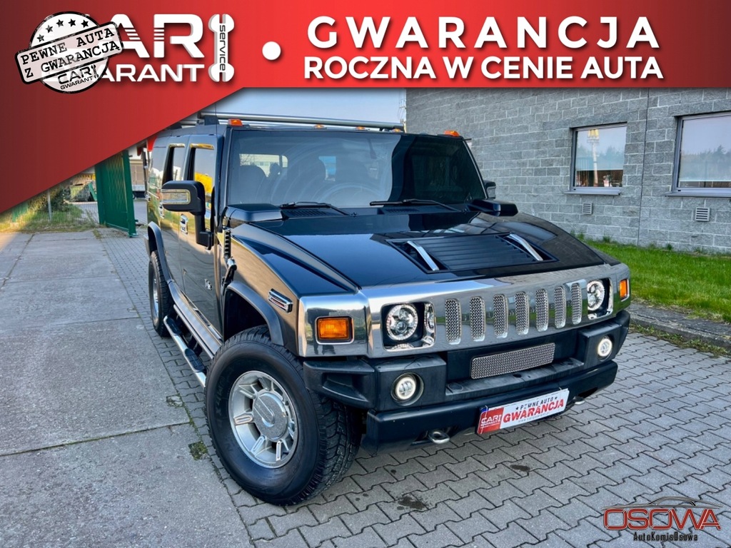 Hummer H2 6.0V8 bezwypadkowy full opcja zamian...