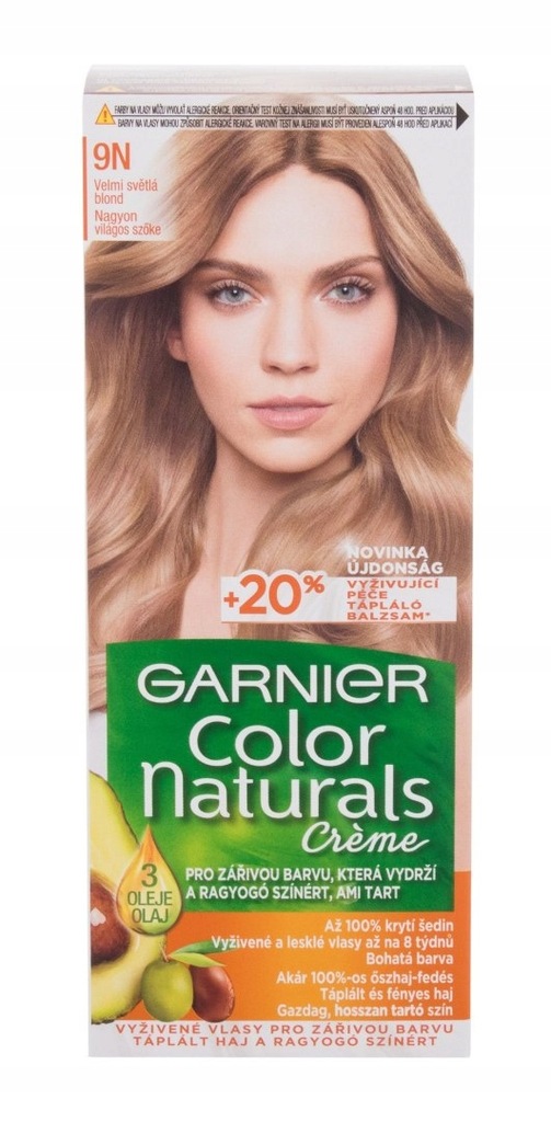 Garnier 9N Nude Extra Light Blonde Créme Color Naturals Farba do włosów 40m