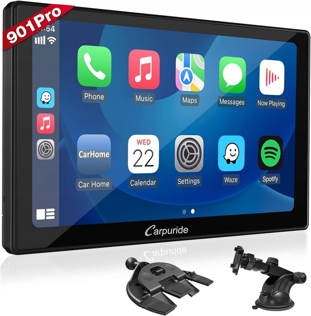 Radio Samochodowe CARPURIDE W901 PRO 9" BT USB TF Carplay Android