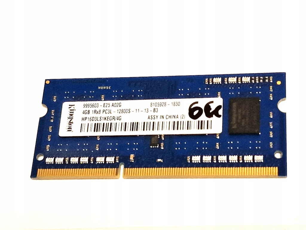 Pamięć RAM DDR3 4 GB Kingston HP16D3LS1KEGR/4G