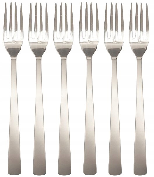 AMEFA SZTUĆCE COSMOS MAT NIERDZEWNE 6 WIDELEC DO RYB SATYNOWANY KOMPLET