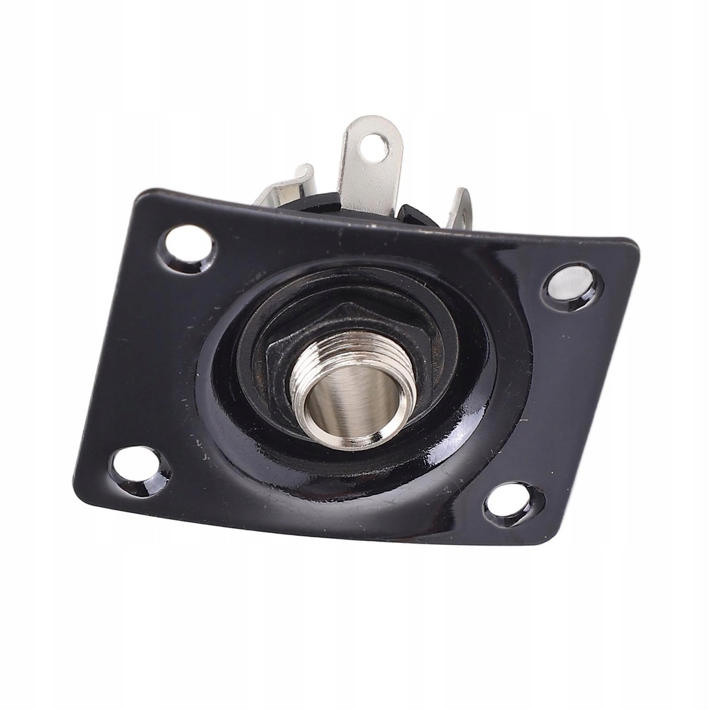 GNIAZDO JACK 6,3MM DO GITARY METAL CZARNE