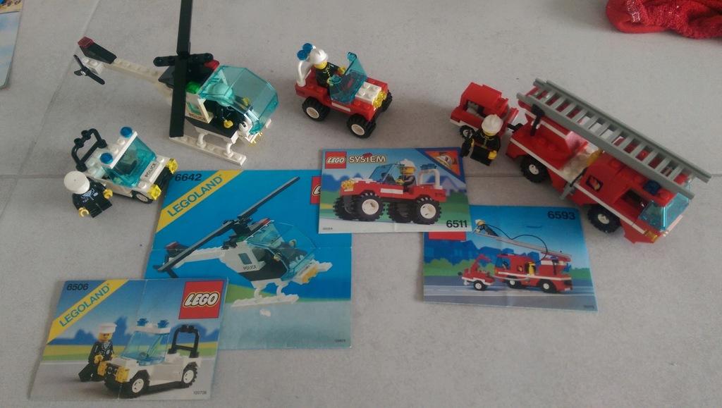 LEGO Town zestawy 6506 + 6642 + 6511 + 6593