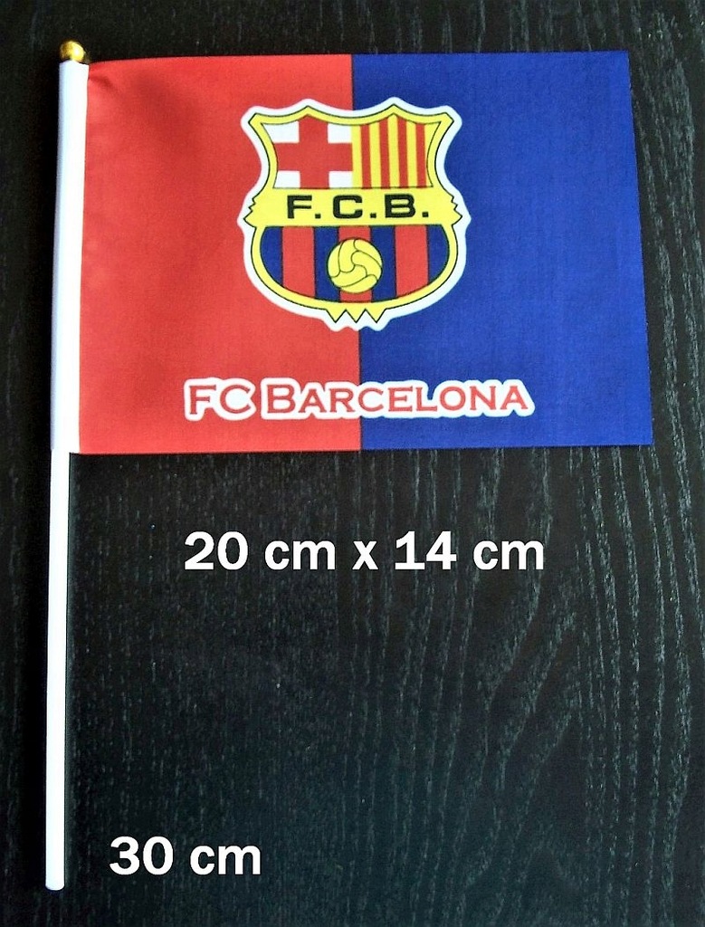 Chorągiewka FC Barcelona 2 szt.