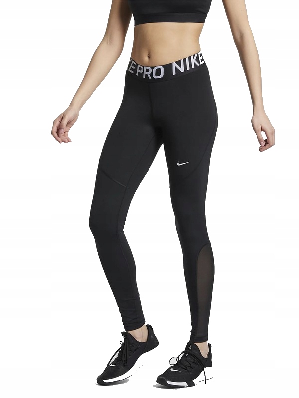 Nike Pro Legginsy damskie sportowe sportswear - 13116607400