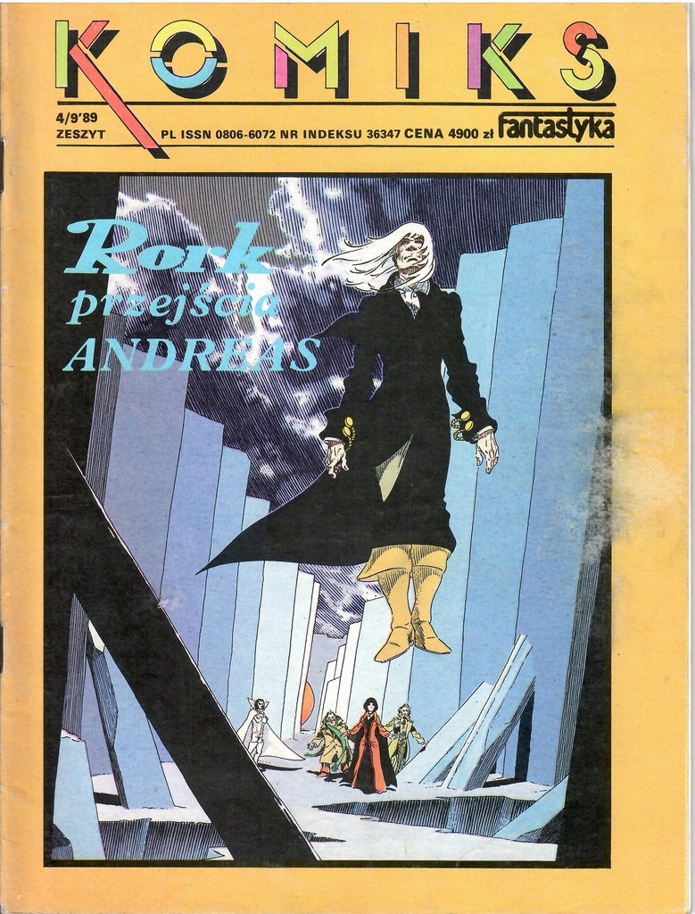 Komiks Fantastyka - Rork Przejścia 1989