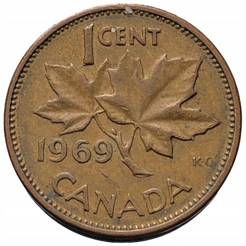 62469. Kanada - 1 cent - 1969r.