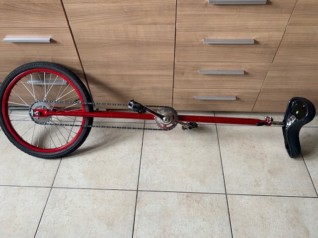 Monocykl jednokołowiec rower jednokołowy wysoki żyrafa 140 j NOWY 20 cali