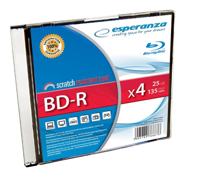 Płyta Blu-ray Esperanza BD-R 25 GB 1 szt.