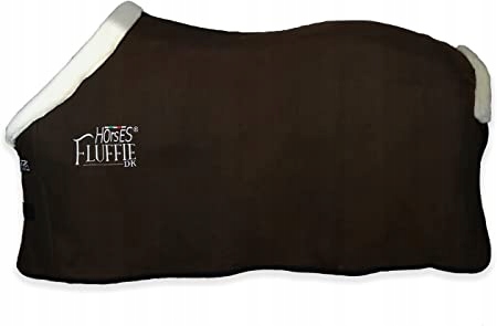 Derka dla Koni Polarowa Koc dla Konia Okrycie 145cm Brązowy