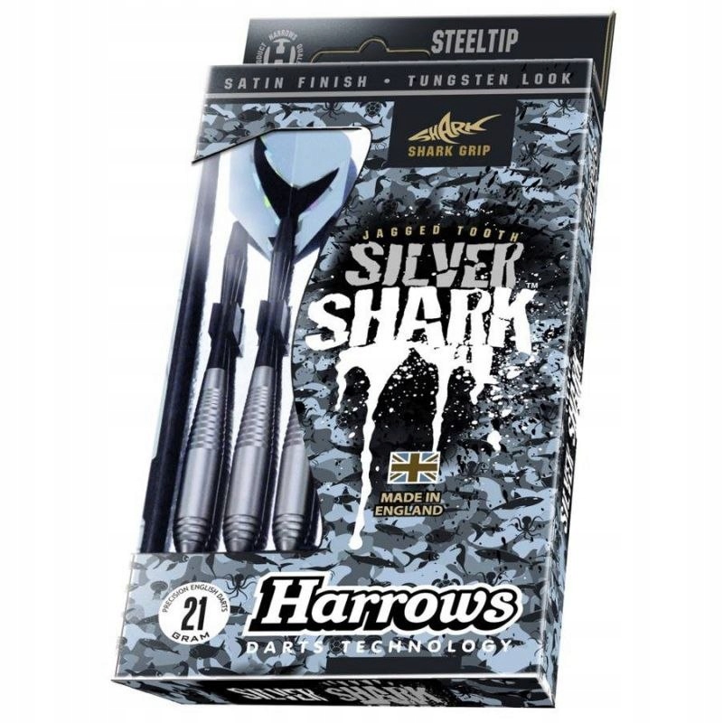 Rzutki Harrows Silver Shark Steeltip HS-TNK-000013224 24 gR
