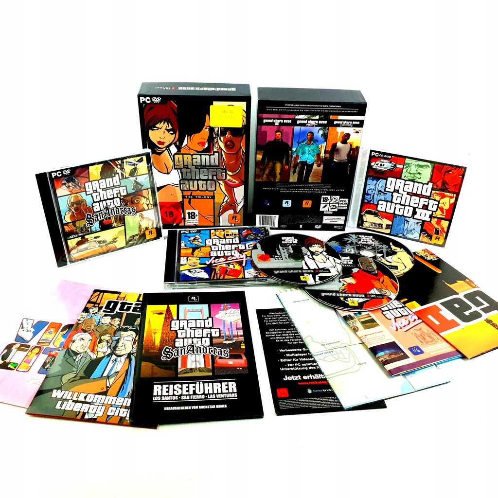 Купить GRAND THEFT AUTO THE TRILOGY GTA TRILOGY PC BOX: отзывы, фото и ...