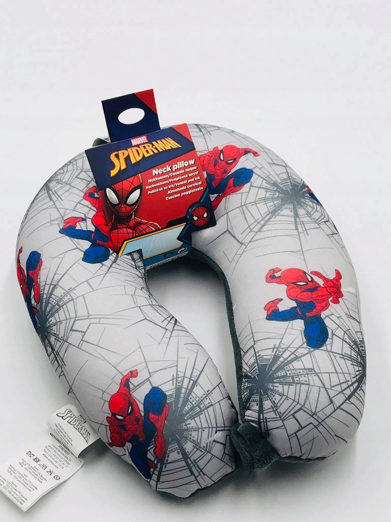 Poduszka Zagłówek Spiderman dzieci Oryginał podróż