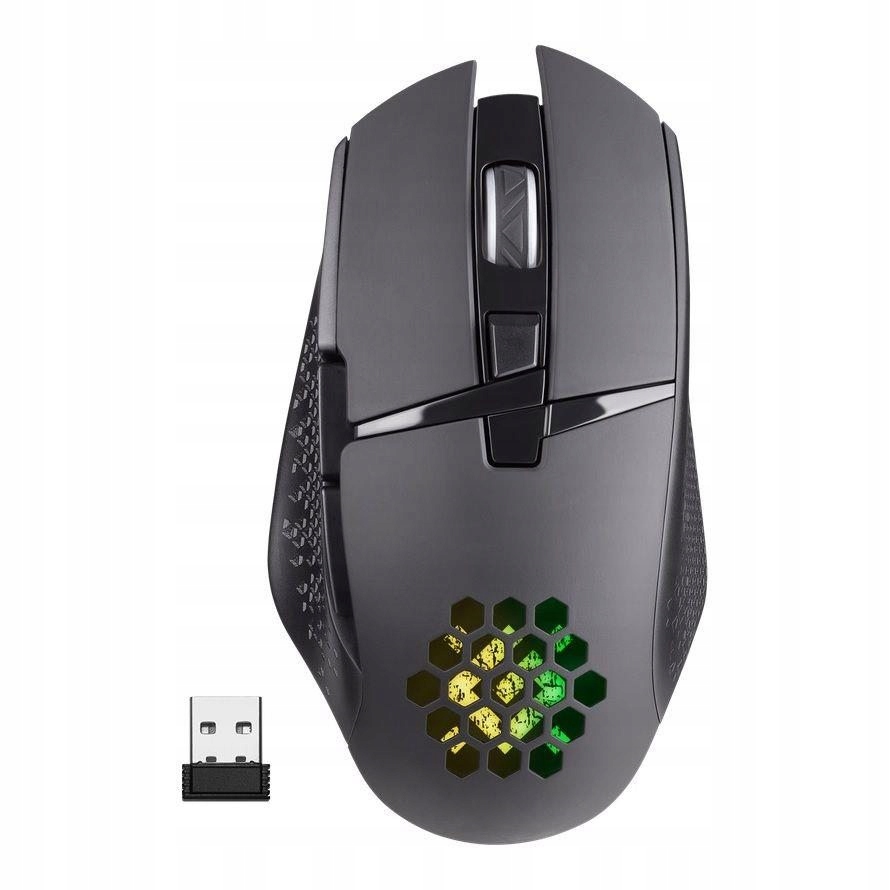 Mysz bezprzewodowa Defender GLORY GM-514 optyczna 3200dpi czarna RGB AKUMUL
