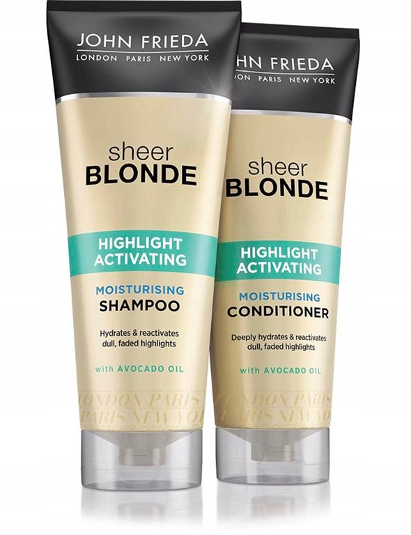 JOHN FRIEDA sheer blonde 2 szampony 2 odzywki