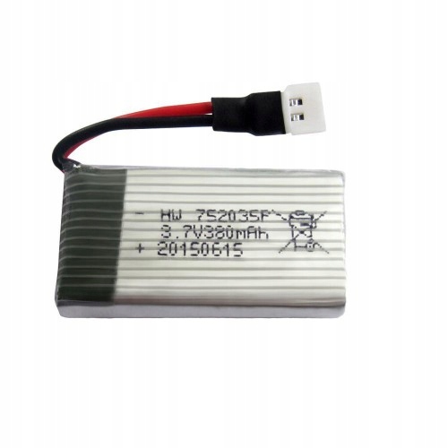 Bateria do drona LiPo 3.7V 380mAh HW 752035P molex