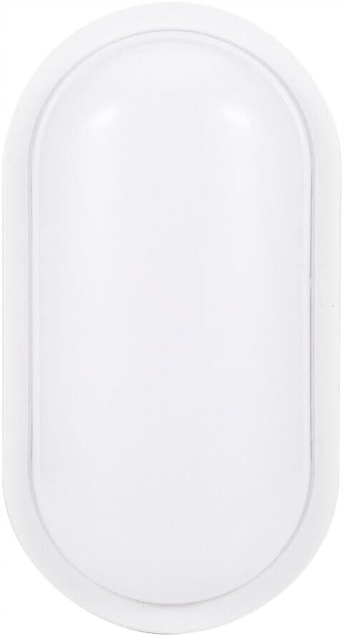 białe owalne oświetlenie LED z oprawą IP65