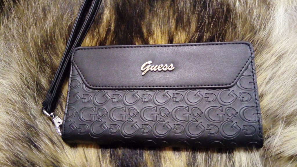 Guess elegancki organizer etui portfel