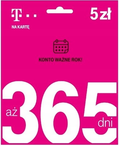 1szt T-MOBILE KONTO WAŻNE ROK 365 DNI ( NR TEL 666-371-377 )