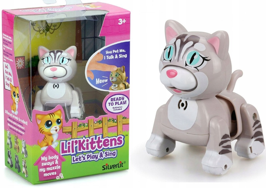 LIL'KITTENS INTERAKTYWNY ŚPIEWAJĄCY KOTEK - KOT