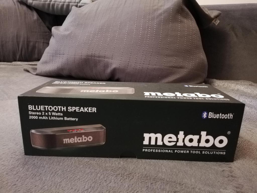 GŁOŚNIK METABO BLUETOOTH 2 X 5W 2000MAH