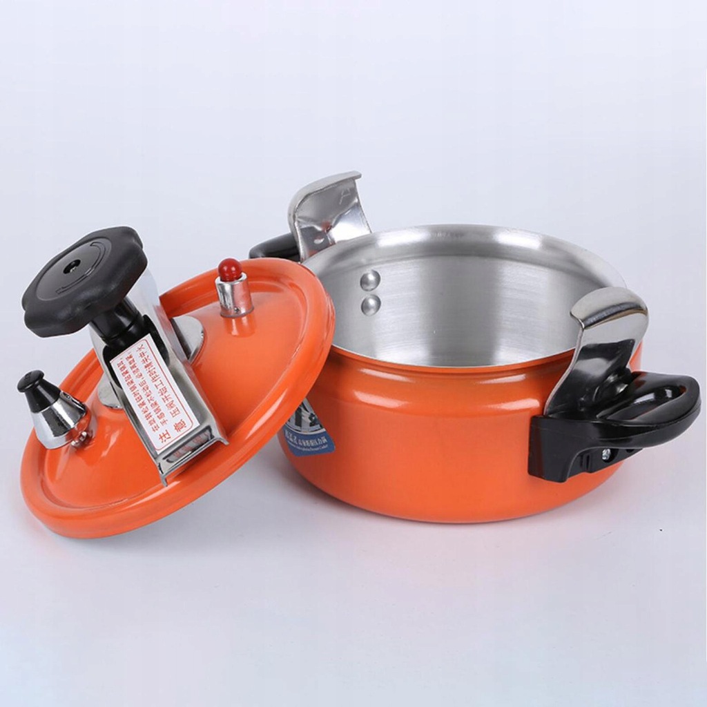 Multi Functional Pressure Cooker Explosion Proof Soup Rice Orange 2L