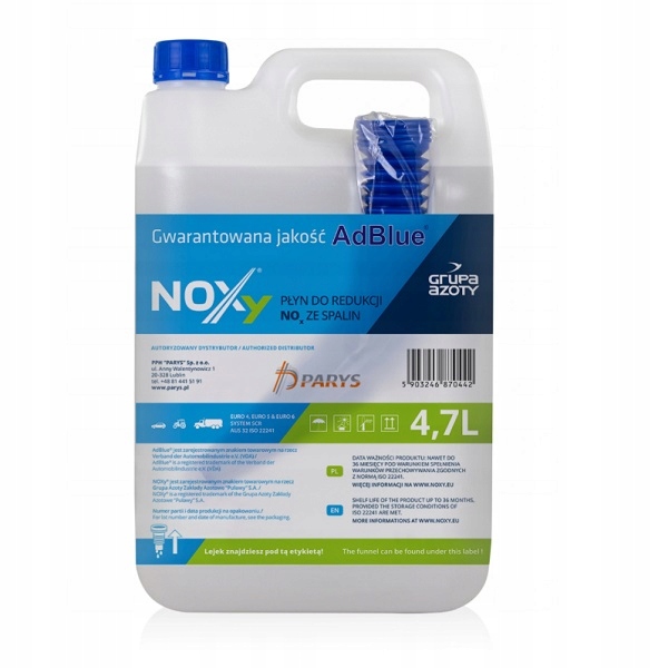 ADBLUE NOXY płyn dodatek roztwór mocznika 4.7L