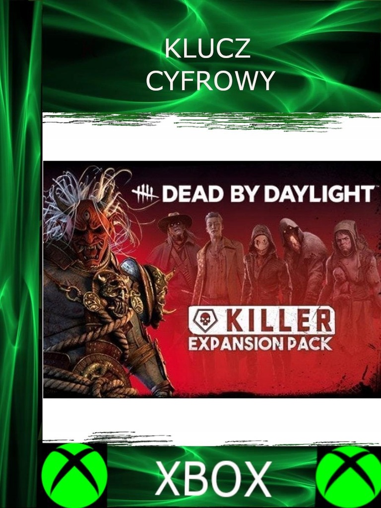 DEAD BY DAYLIGHT KILLER EXPANSION XBOX KLUCZ KOD 13135580488