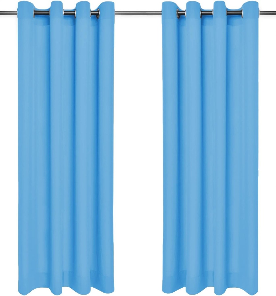 Stylus Zasłona V114 Błękitny 135x150cm na przelotkach