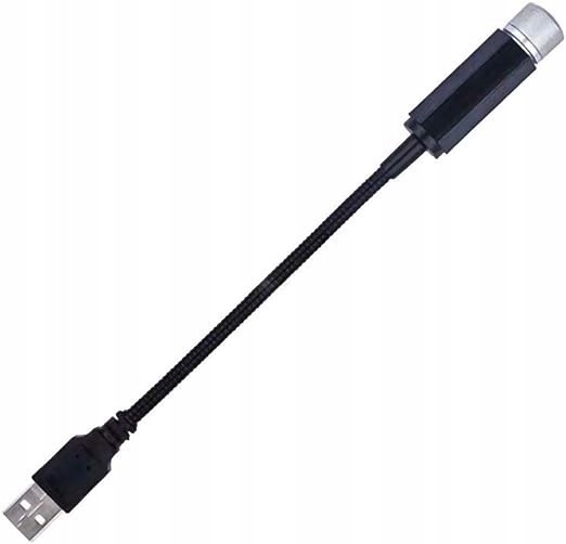 Projektor Samochodowy Laser Sufitowy Gwiazdy USB