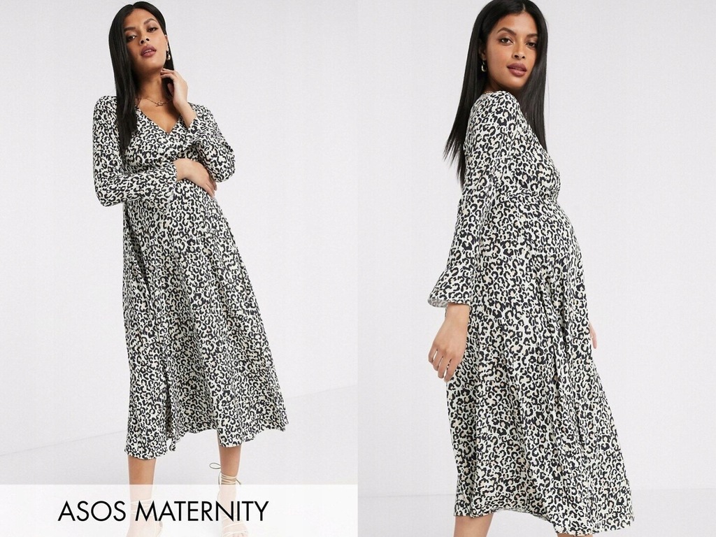 DESIGN Maternity Sukienka Ciążowa w Cętki M