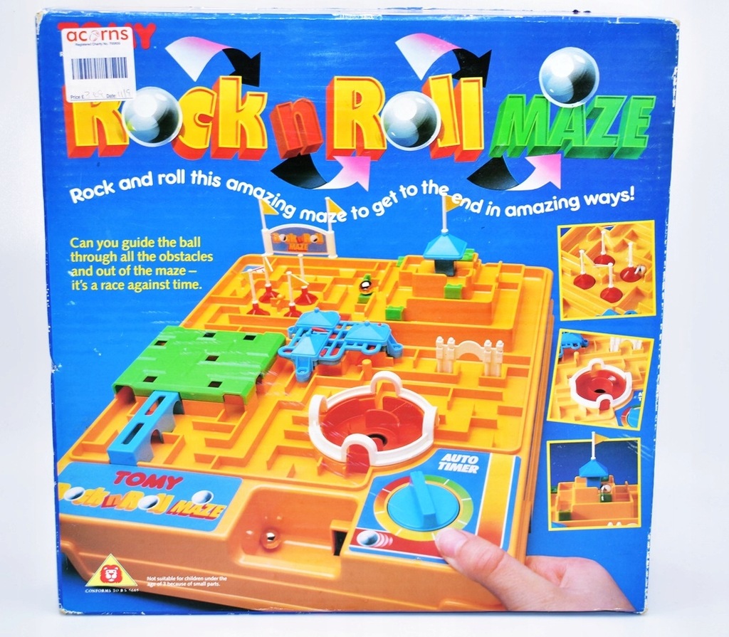 4597-40 TOMY... k#o ROCK N ROLL MAZE GRA PLANSZOWA