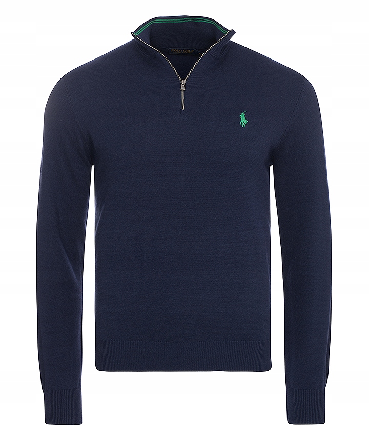 OKAZJA SWETER RALPH LAUREN ZIP NAVY L