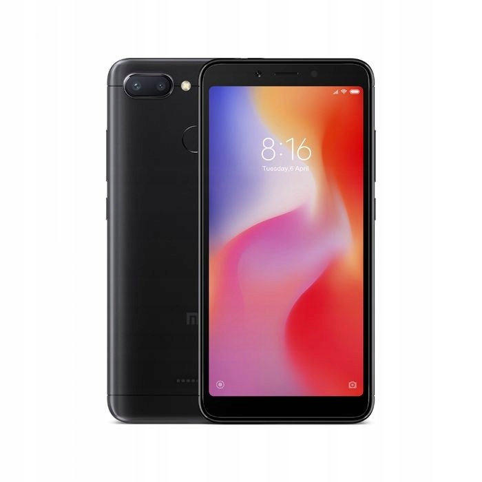 Smartfon XIAOMI Redmi 6 Dual Sim 4/64GB Czarny