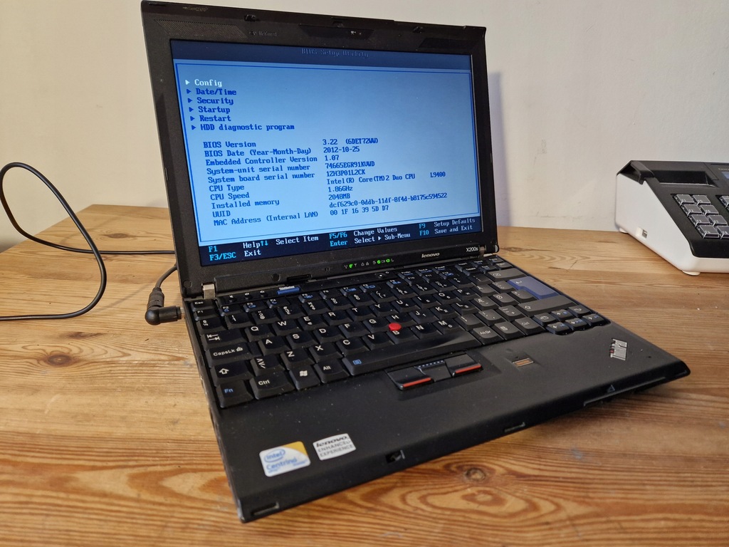 Laptop Lenovo ThinkPad X200s 12,1 " Intel Core 2 Duo 0 GB