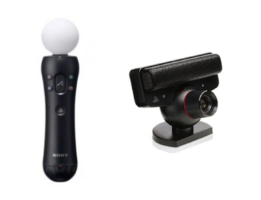 KONTROLER MOVE + KAMERA EYE PS3