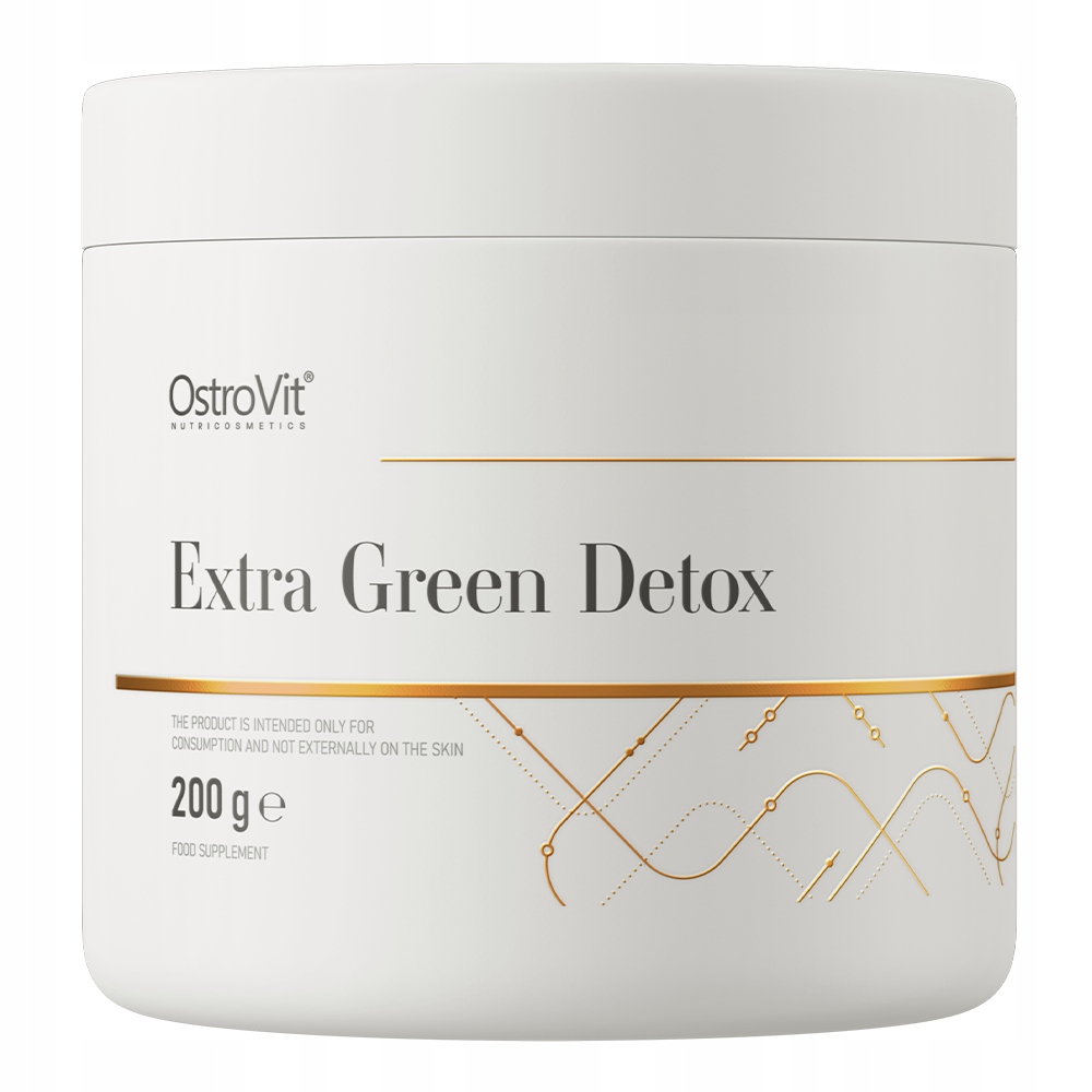 OSTROVIT EXTRA GREEN DETOX 200G - ZDROWIE W PROSZKU, 11 SKŁADNIKÓW